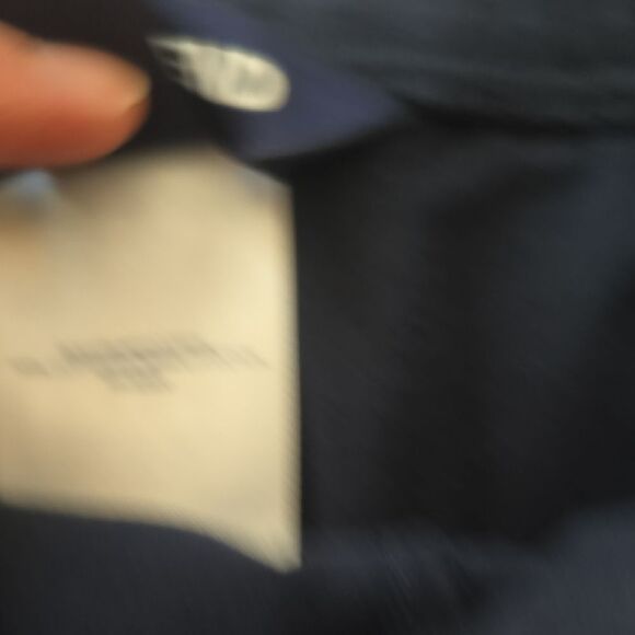 Lands' End Navy Button-Accent Skort - Picture 4 of 6